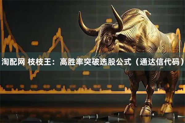 淘配网 枝枝王：高胜率突破选股公式（通达信代码）
