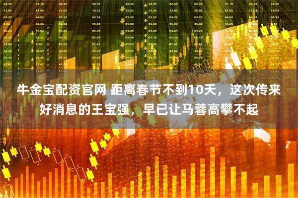 牛金宝配资官网 距离春节不到10天，这次传来好消息的王宝强，早已让马蓉高攀不起