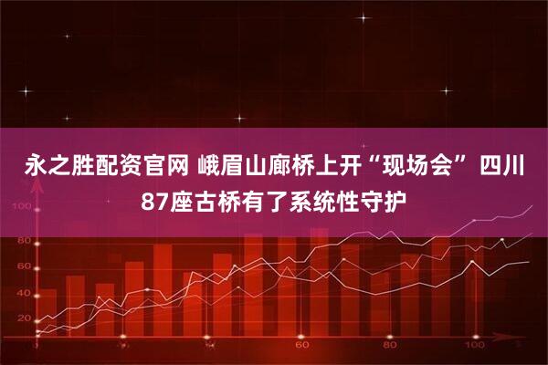 永之胜配资官网 峨眉山廊桥上开“现场会” 四川87座古桥有了系统性守护
